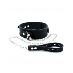 RIMBA BONDAGEPLAY halsb�nd med k�de